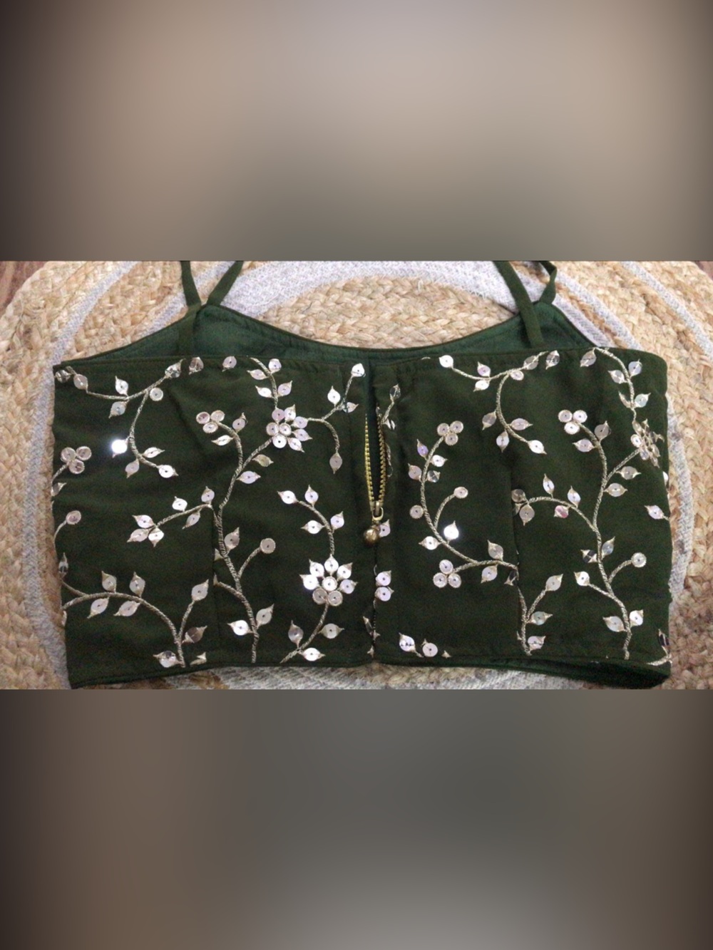 Mehendi Green Lehenga Choli - Picture 3 of 9